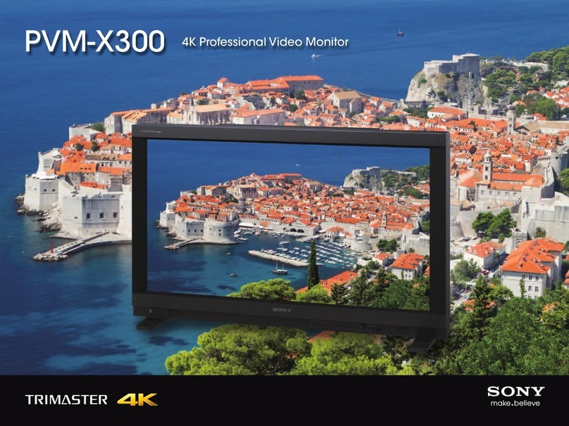 Sony Trimaster PVM-X300 User manual