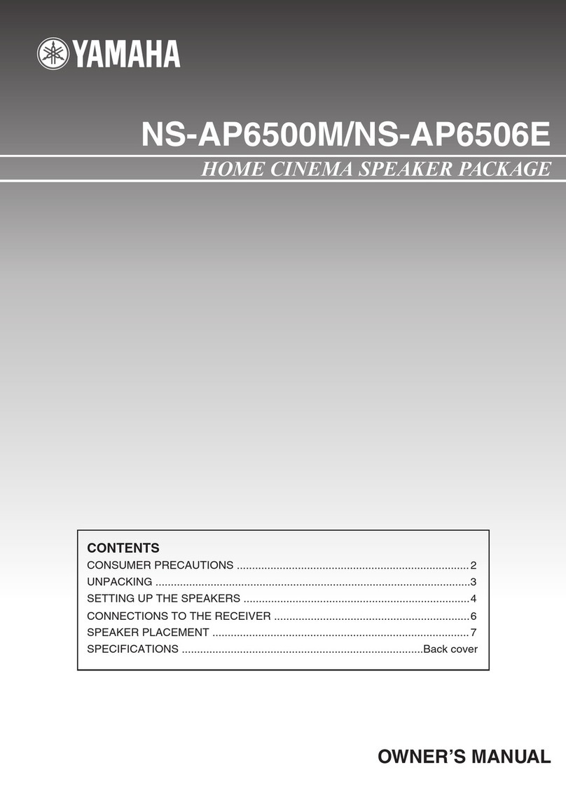 Yamaha NS-AP6506E User manual