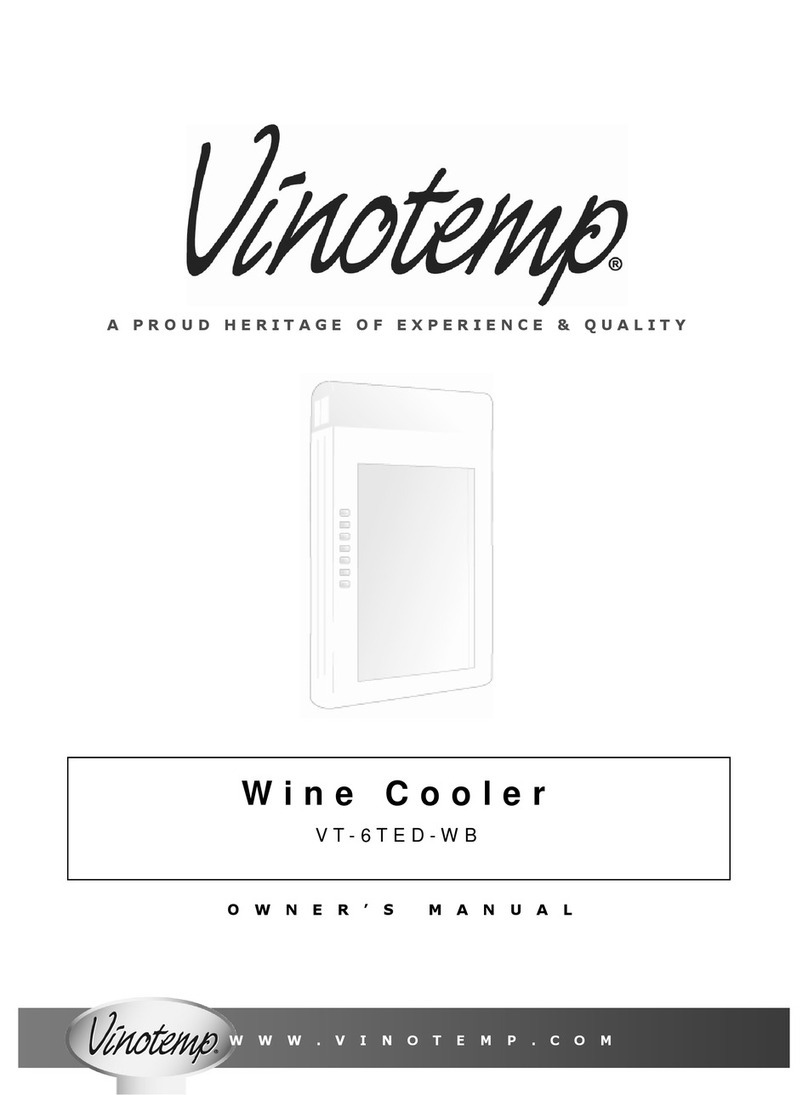 Vinotemp VT-6TED-WB owner's manual