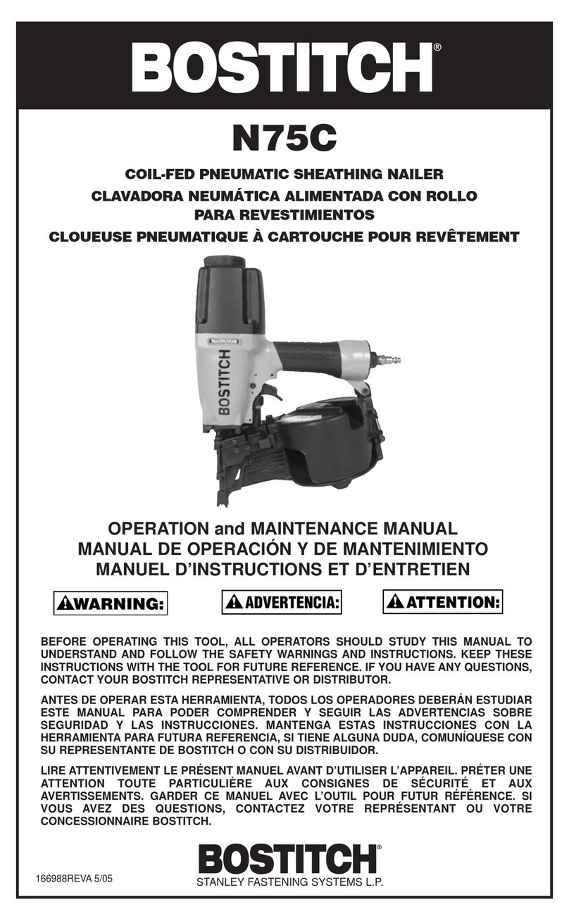 Bostitch N75C User manual