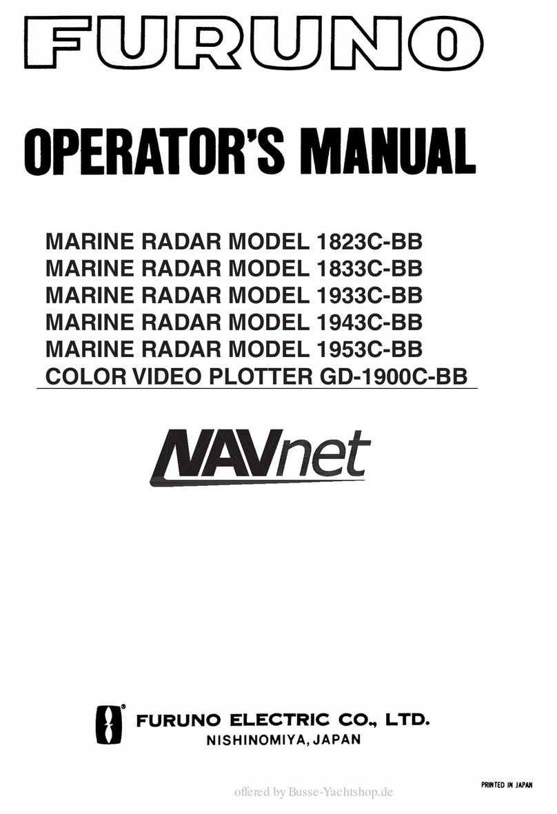 Furuno 1823C-BB Operator's manual