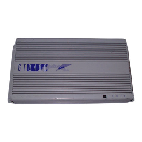 JBL GTQ400 Technical manual