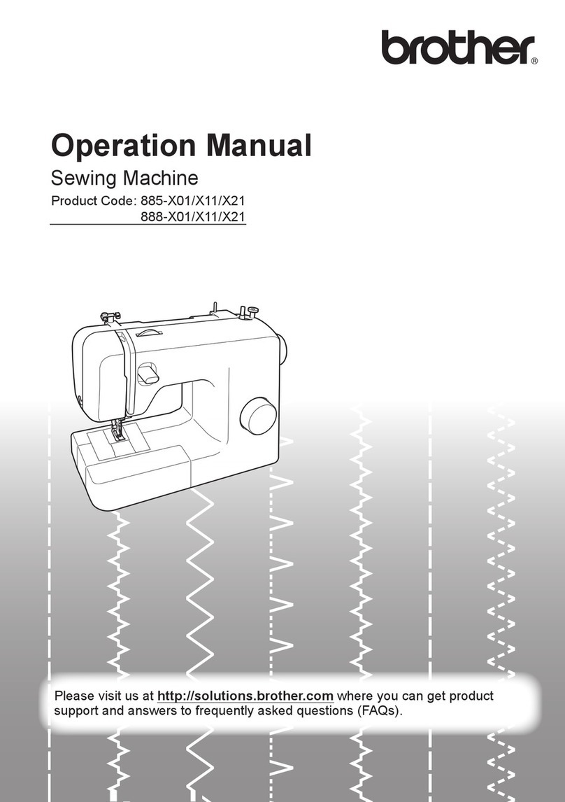 Brother 885-X01 Operational manual