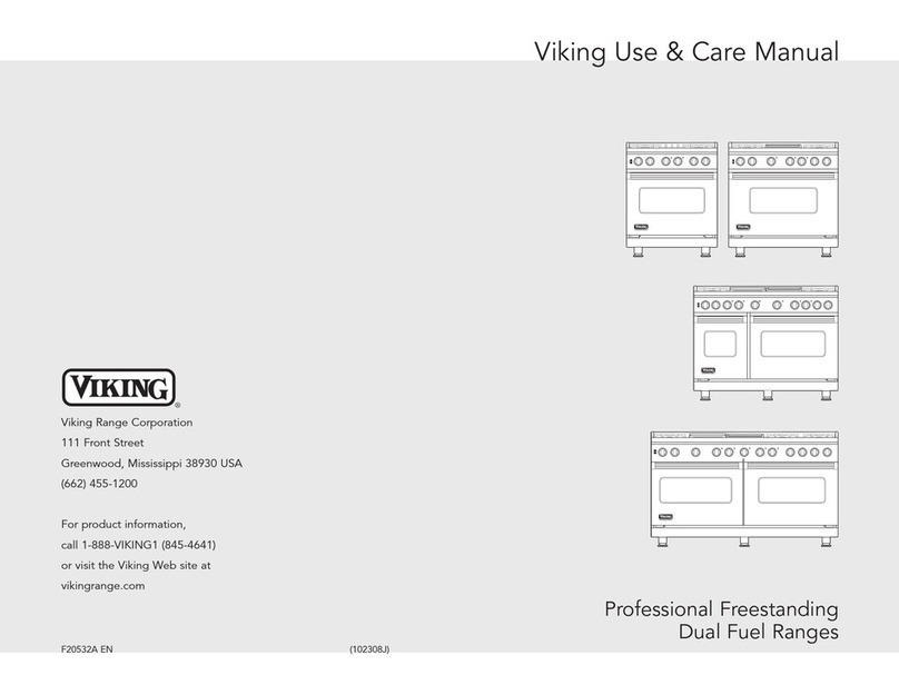 Viking F20532A Use & care manual