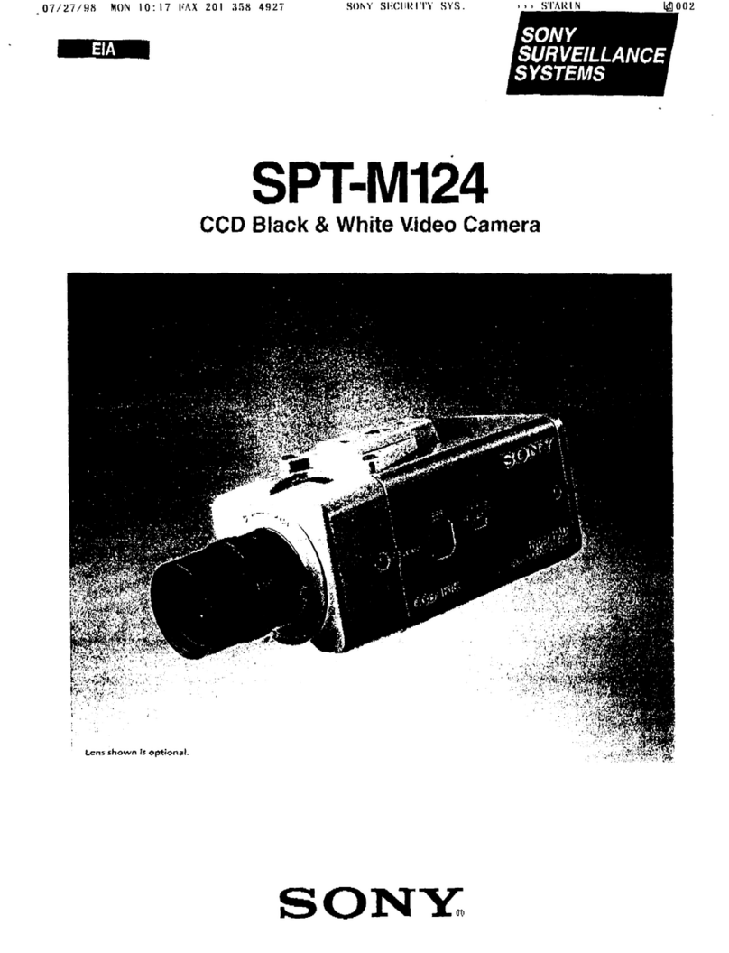 Sony Hyper HAD SPT-M124 User manual