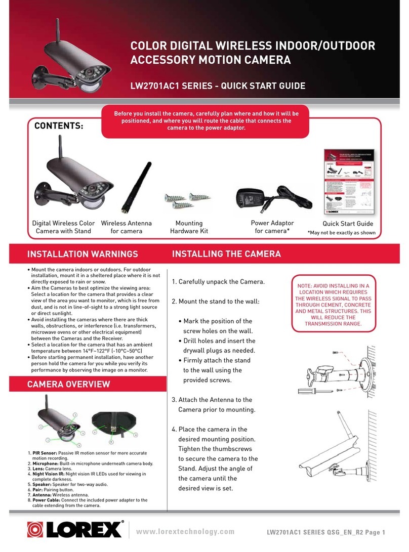 Lorex LW2701AC1 Series User manual