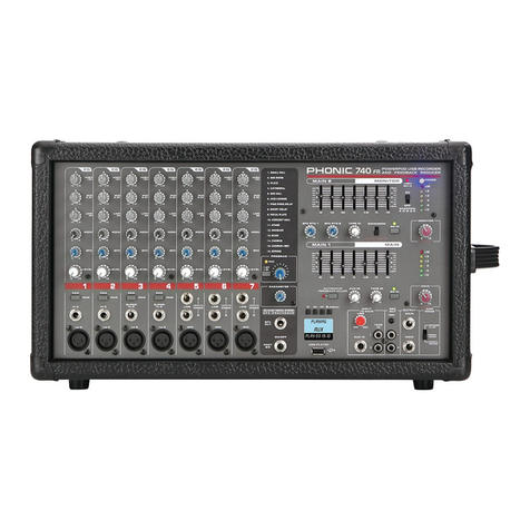 Phonic Powerpod 740 Plus user manual