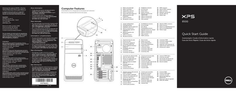 XPS 8500 User manual