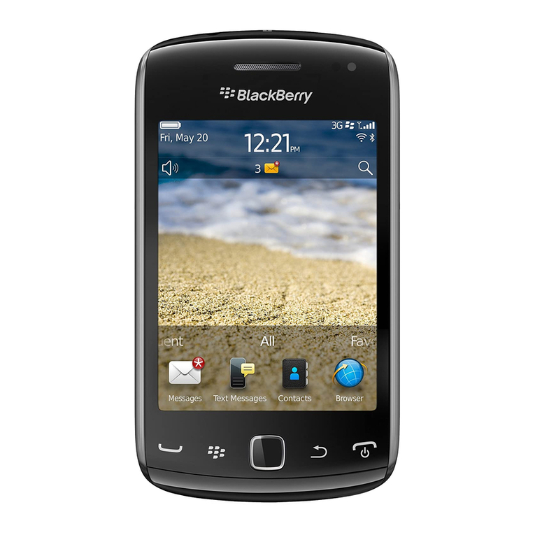 Blackbe;rry Curve 9380 User manual