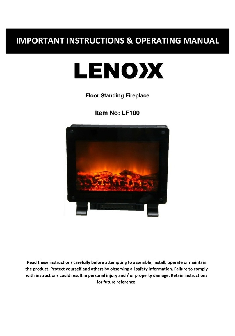 Lenoxx LF100 Important instructions & operating manual Lenoxx LF100 Important instructions & operating manual