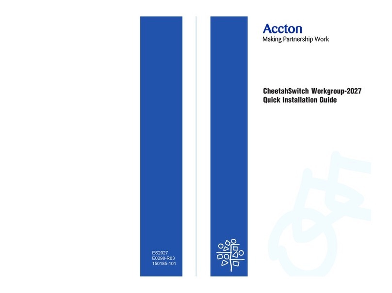 Accton Technology CheetahSwitch Workgroup-2027 User manual Accton Technology CheetahSwitch Workgroup-2027 User manual