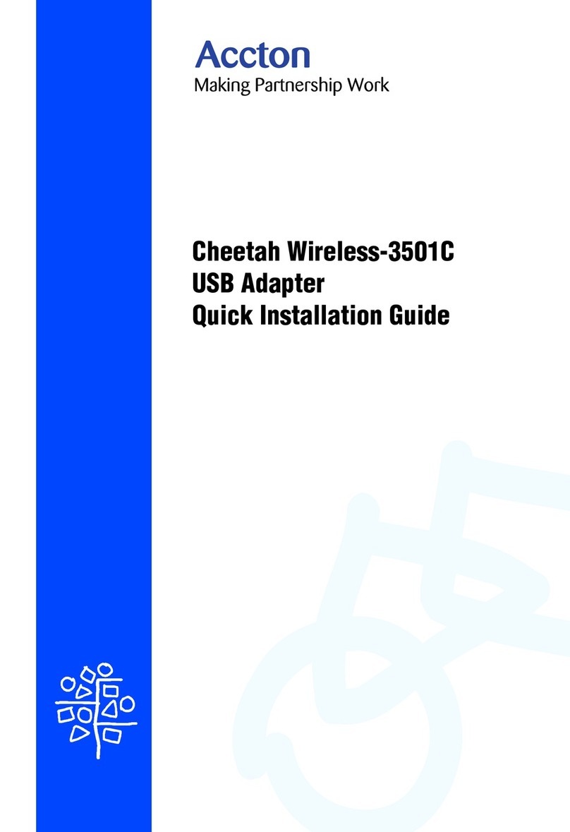 Accton Technology Cheetah Wireless-3501C Quick installation guide