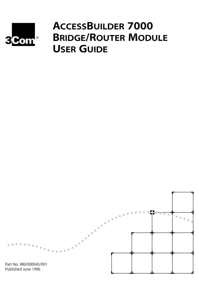 3Com Access Builder 7000 user guide