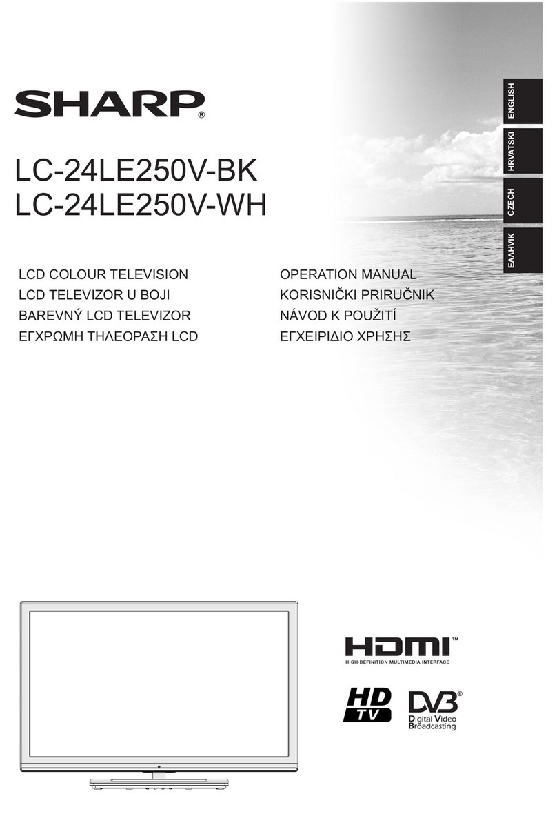 Sharp LC-24LE250V-BK User manual
