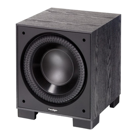 Paradigm Monitor Series 7 User manual