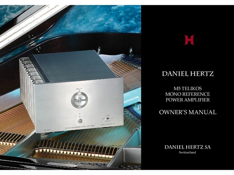 Daniel Hertz M5 Telikos User manual