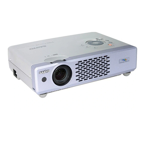 Sanyo PLC-XU47 Installation guide