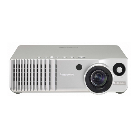 Panasonic PT-AE700U System manual