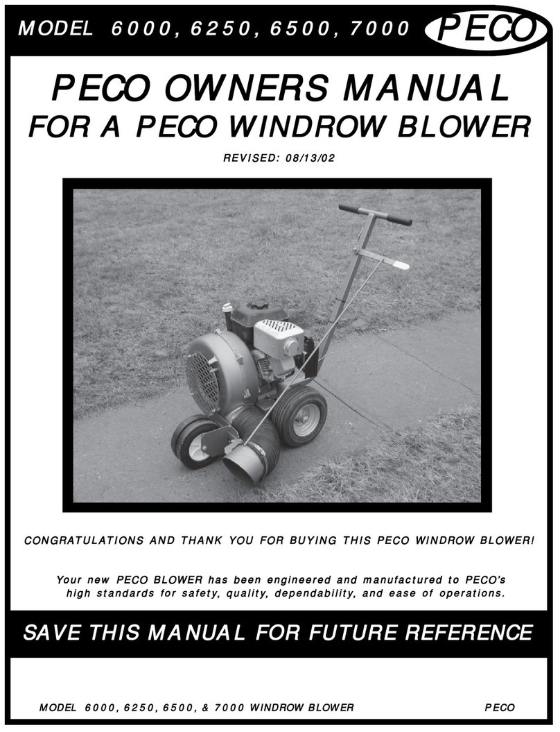 Peco 6000 owner's manual
