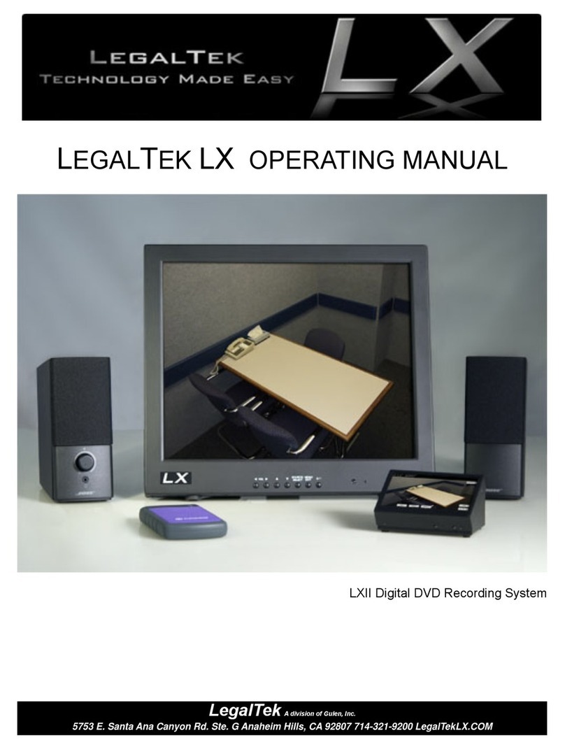 LegalTek LX operating manual