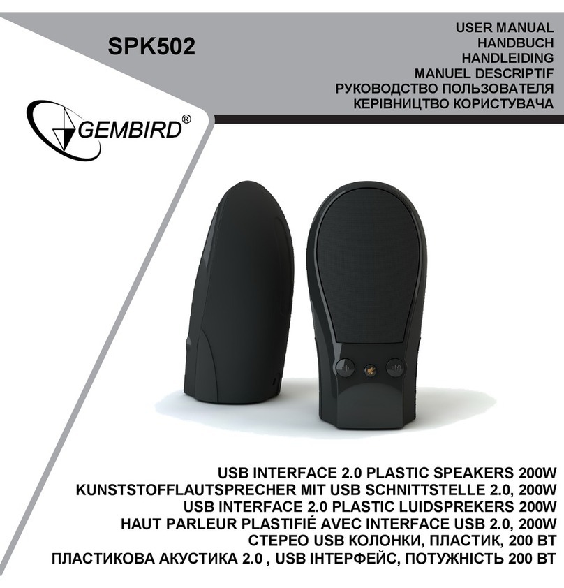 Gembird SPK502 User manual