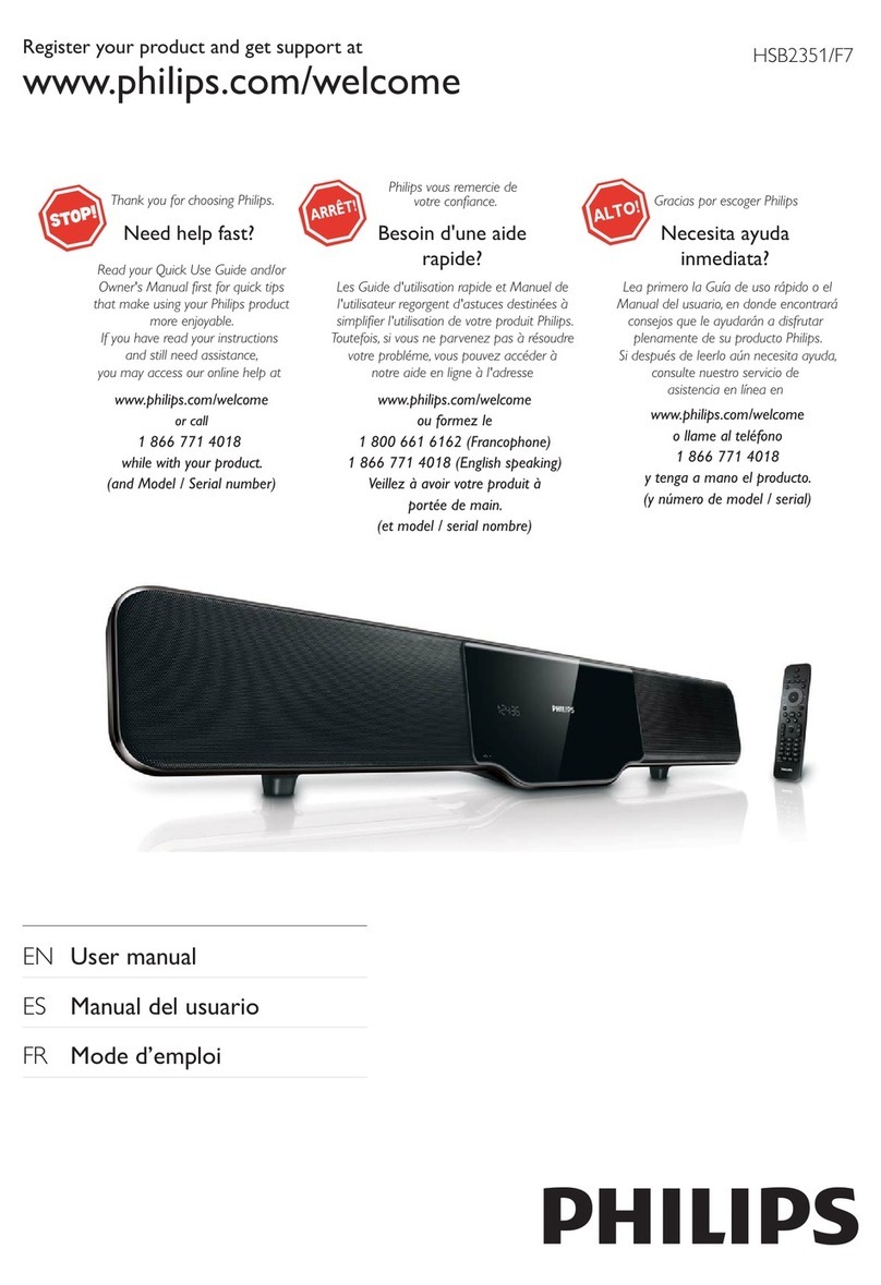 Philips HSB2351/F7 user manual