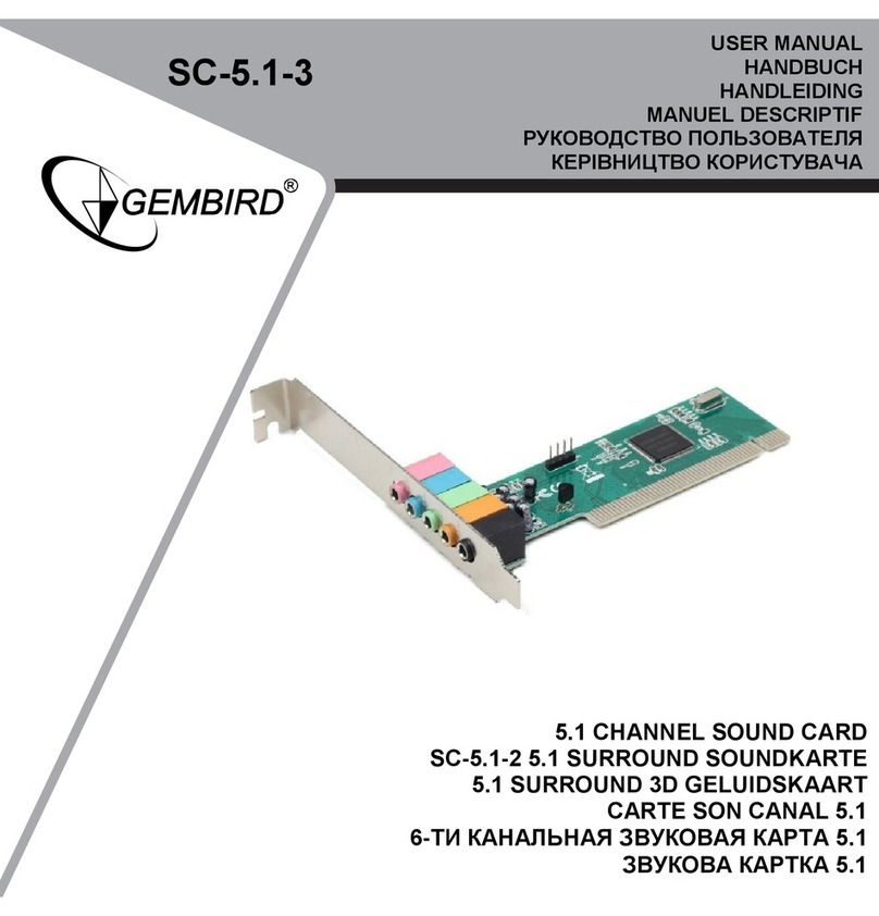 Gembird SC-5.1-3 user manual