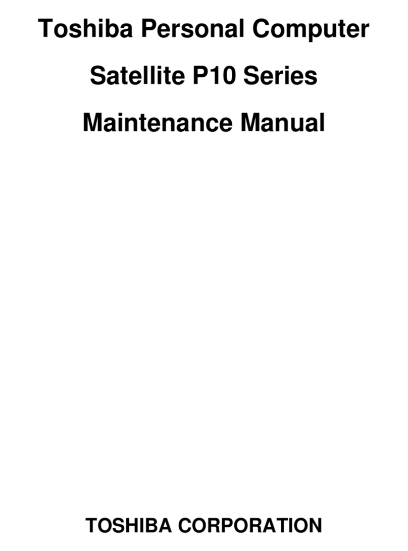 Toshiba Satellite P10 SERIES User manual