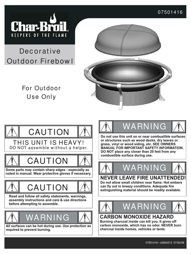 Char-Broil 7501416 User manual