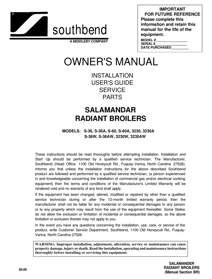 Southbend S36 Series User manual