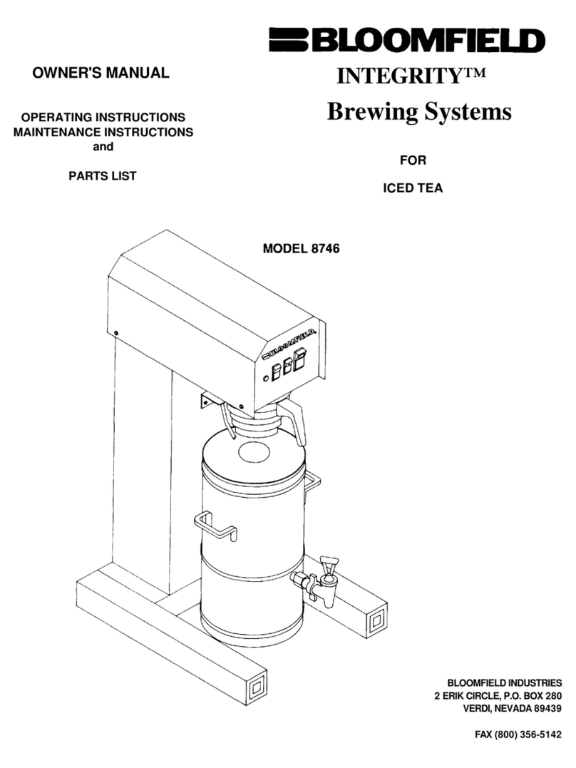 Bloomfield Integrity 8746 owner's manual