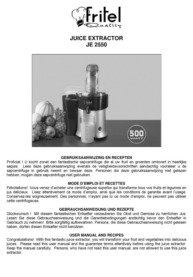 Fritel JE 2550 user manual