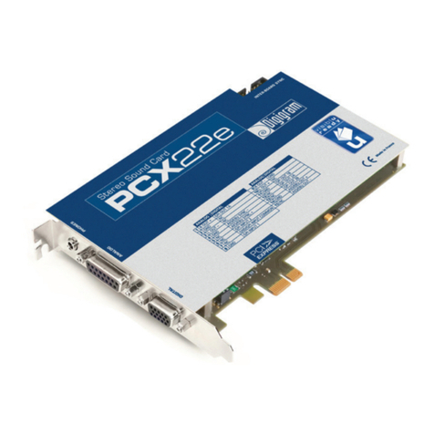 Digigram PCX924e User manual