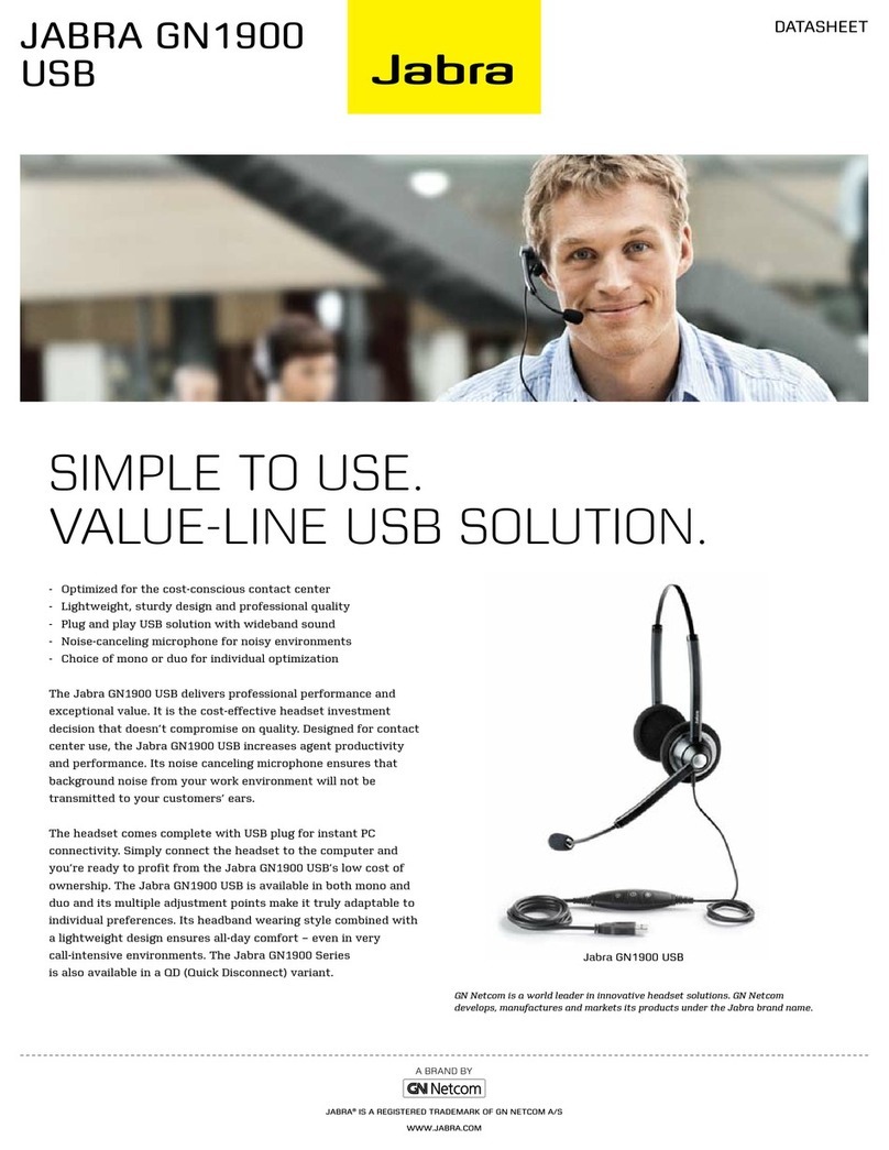 Jabra GN1900 datasheet
