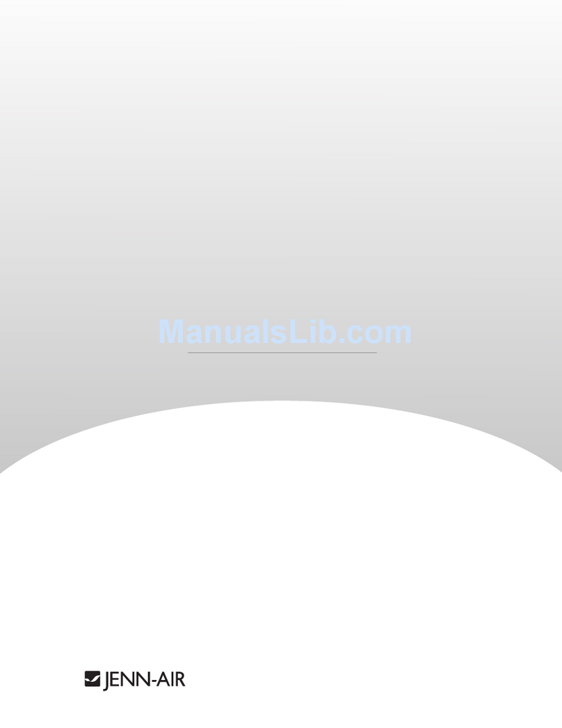 Jenn-Air ELECTRIC DOWNDRAFT SLIDE-IN RANGE Use & care guide