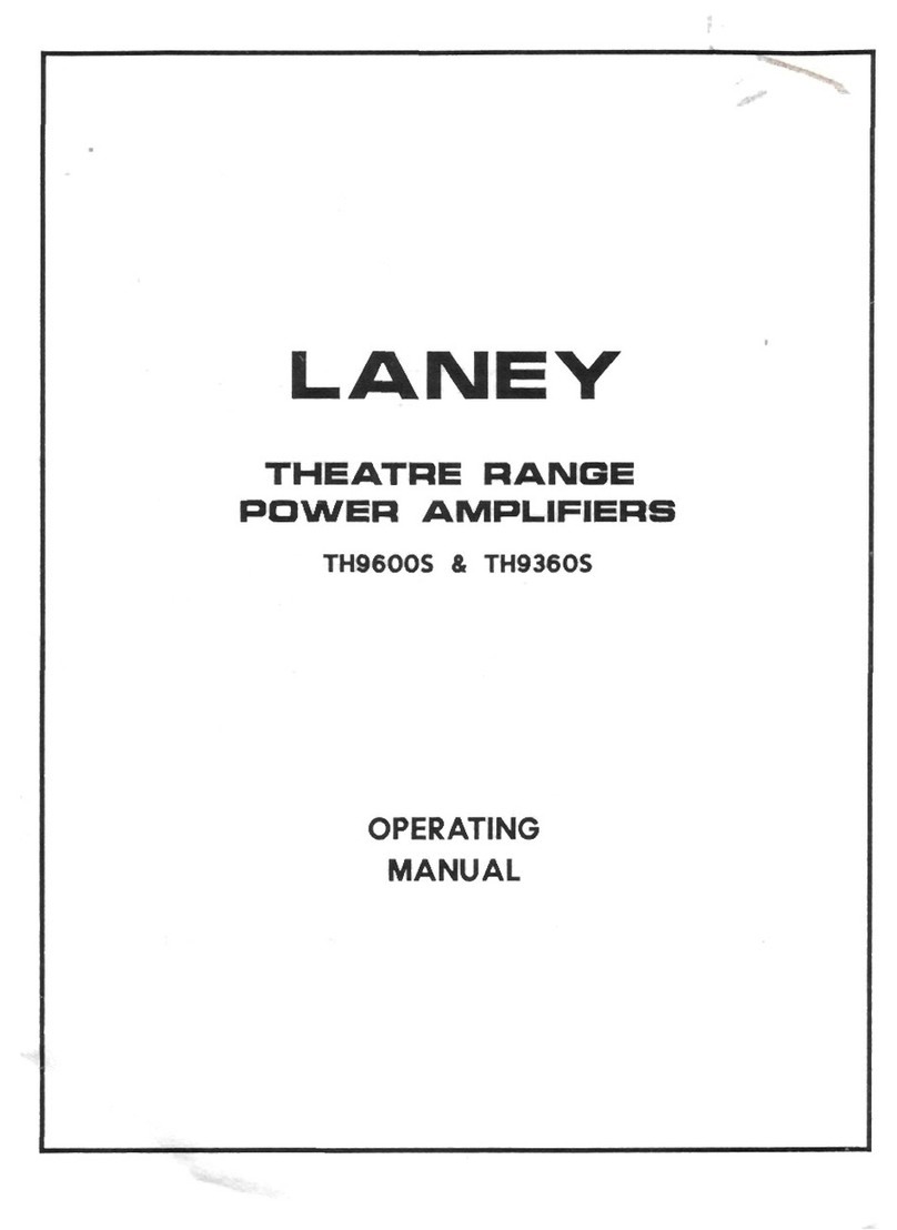 Laney TH9600S operating manual