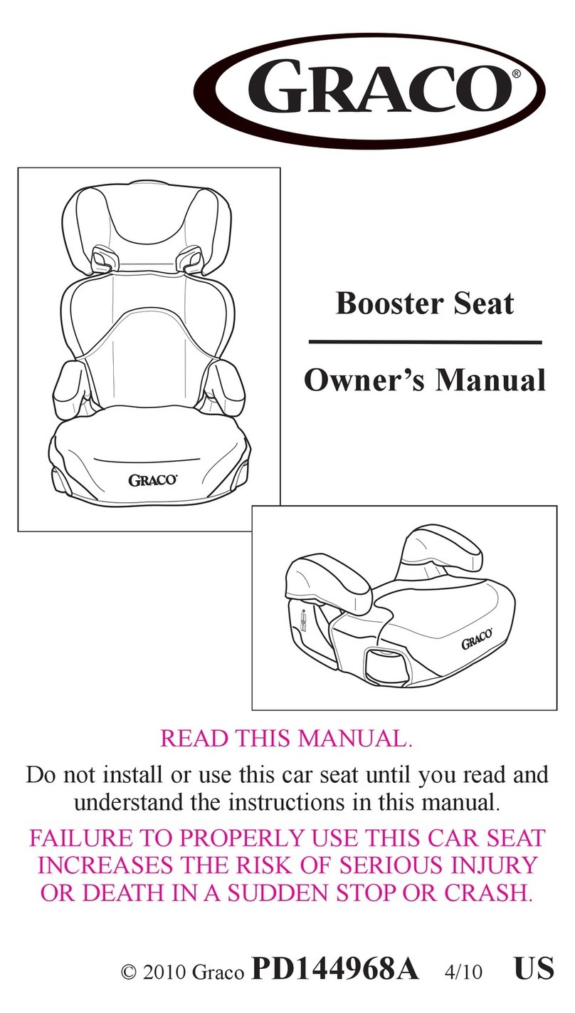 Graco Car Booster Seat User manual