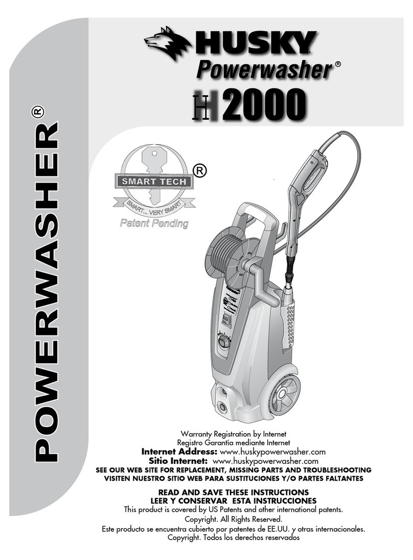 Husky POWERWASHER H2000 installation guide Husky POWERWASHER H2000 installation guide