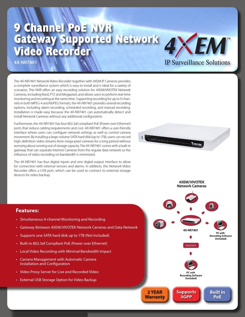 4xem 4X-NR7401 Features & specifications