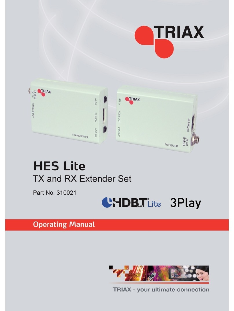 Triax HES Lite User manual