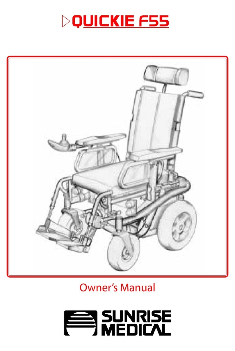 Sunrise Medical QUICKIE F55 owner's manual