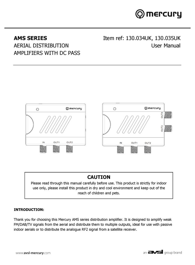 Mercury 130.034UK User manual