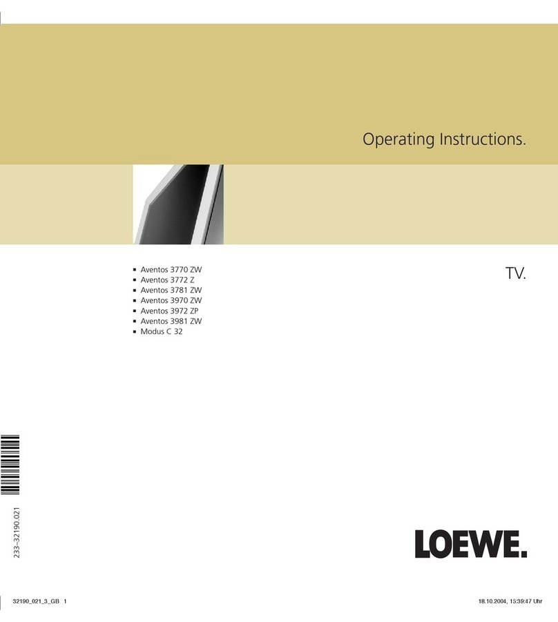 Loewe TV Aventos 3770 ZW User manual