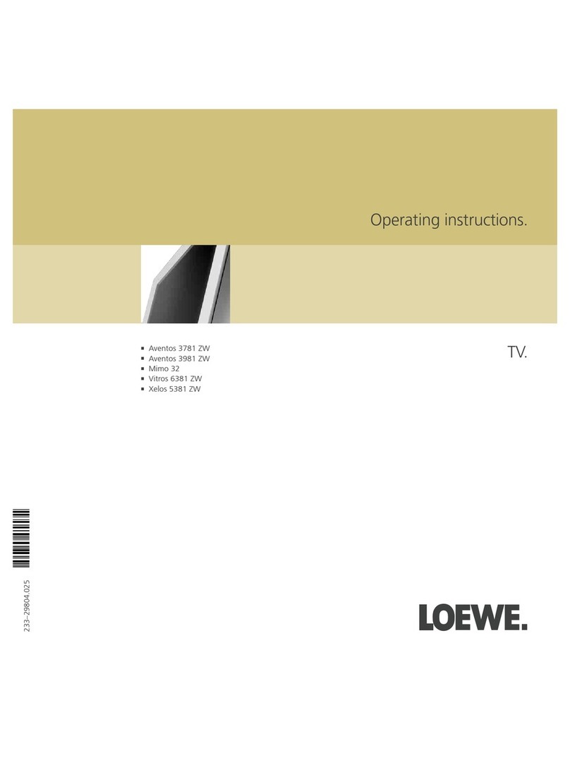 Loewe TV Aventos 3781 ZW User manual