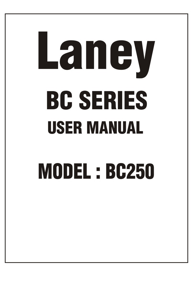Laney BC 250 User manual