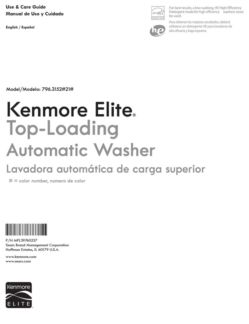Kenmore 796.3152#21 User manual