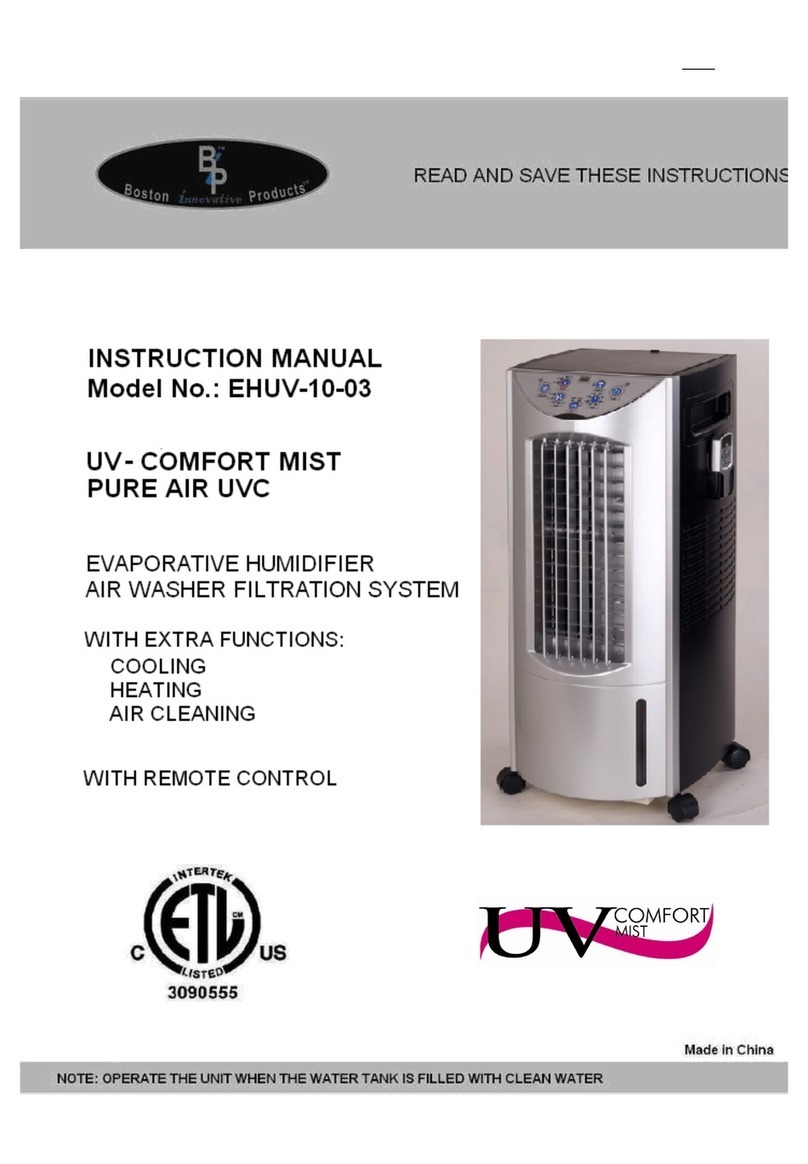 BIP EHUV-10-03 instruction manual