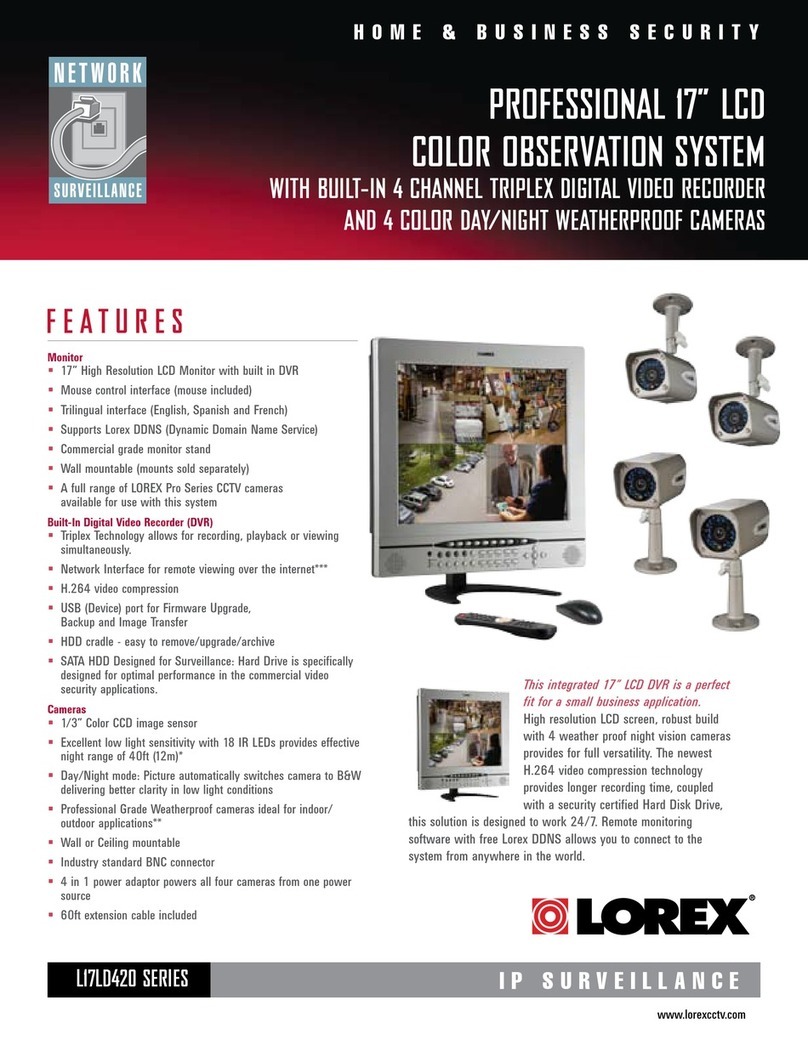 Lorex L17LD420 Series User manual