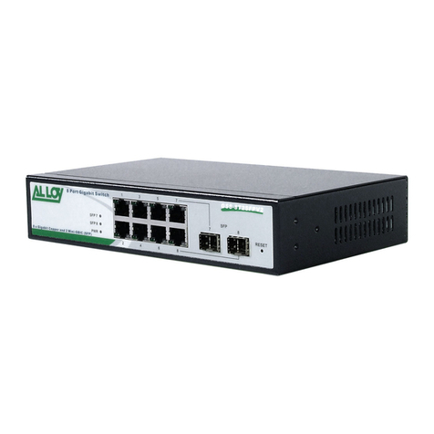 Alloy GSS-8T2SFPV2 User manual Alloy GSS-8T2SFPV2 User manual