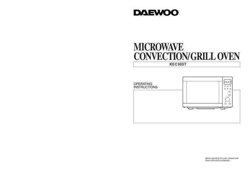 Daewoo KOC985T User manual